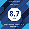 Booking.com Guest Review Award 2016 awarded to Haus Kopatsch